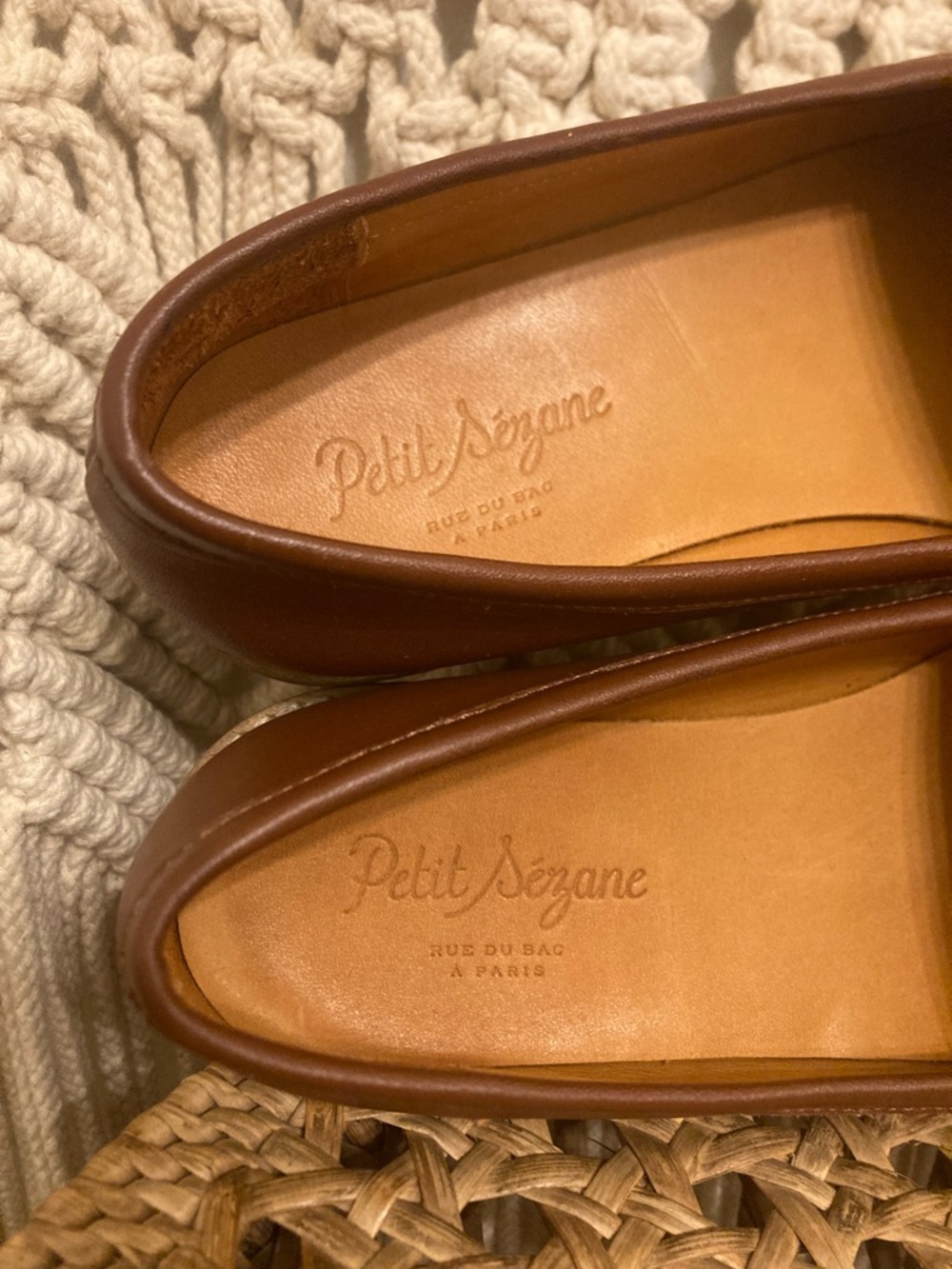 Petit Sezane Lisa Leather Loafers - Picture 8 of 10